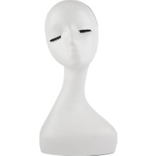 AyrStore Peruk Mankeni / Beyaz / 45 cm