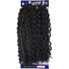Sister Afro Dalgası Saç/kahverengi 4