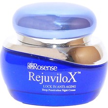 Rejuvilox Anti-Aging Gece Bakım Kremi 50ML Normal Ciltler İçin Derinlemesine Etki Sağlar
