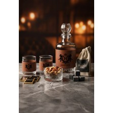 Deri Kaplı Isimli Viski Seti – Çikolata ve Viski Taşlı Özel Hediye – Zürih Malt