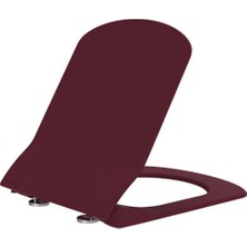 Elegant Duroplast Yavaş Kapanan Klozet Kapağı Berry