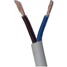 2x1,5 Kablo Elektrik Kablosu Ttr 100 M (Cca)