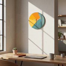 Modern Tasarım CHILL Duvar Saati | Sessiz mekanizmalı Mutfak-Yatak Odası-Salon Duvar Saati