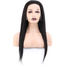 AyrStore Front Lace Gerçek Tül Peruk Düz / Doğal / 60 / 65 cm