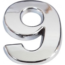 Cemax Krom Yapışkanlı 9 Rakamı 5 cm