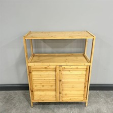 Mien Bambu Dolap 2 Kapaklı 27X63X82 cm JW-26720