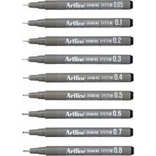 Südor Artline Drawing System Teknik Çizim Kalemi 9'lu Tam Set