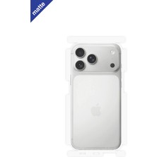 iPhone 17 Pro Max Mat Arka ve Yan Koruyucu Kaplama Poliüretan Film