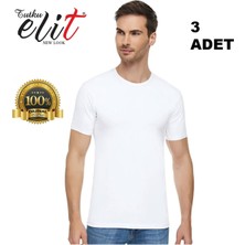 3'lü Tutku Elit %100 Pamuk Erkek Sıfır Yaka Yarım Kol Atlet – Orijinal Ürün – Siyah - Beyaz