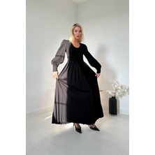 Markano Bisiklet Yaka Elbise