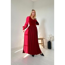 Markano Bisiklet Yaka Elbise