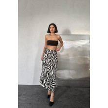 Markano Saten Lastikli Etek