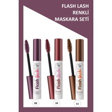 Flash Lash Renkli Maskara Seti No: 09-10-11