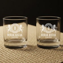 Kişiye Özel Isim Yazılı 2’li Scotch Edition Viski Bardağı Seti