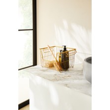 Ocean Home Textile Altın Renk Metal 33 x 27 x 20 cm