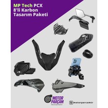 Honda Pcx 2021-2024 8’li Karbon Tasarım Paketi