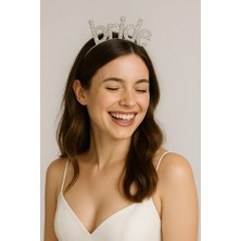 Bride Kristal Taşlı Tac Özel Gün Parti