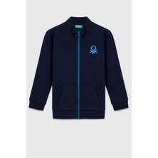 United Colors Of Benetton Erkek Çocuk BNT-B23351 Sweatshirt Lacivert