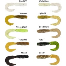 Ryuji Swim Worm 5.5 cm Tpr Kokulu Silikon Yem