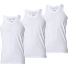 Erkek Atlet Premium 3'lü Kutu Penye Süprem %100 Pamuk