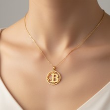Tabitala TabiTela 14 ayar altın kolye ucu bitcoin GM189 1 gr