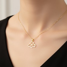 Tabitala TabiTela 14 ayar altın kolye ucu bulut GM561 1 gr