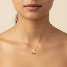 Tabitala TabiTela 14 ayar altın kolye ucu kedi GM266 1 gr