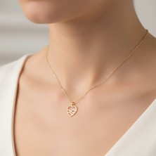 Tabitala TabiTela 8 ayar altın kolye ucu kalp GM956 1 gr