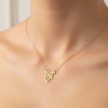 Tabitala TabiTela 14 ayar altın kolye ucu "T"harfi GM363 1 gr