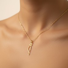 Tabitala TabiTela 14 ayar altın kolye ucu kelime GM379 1 gr