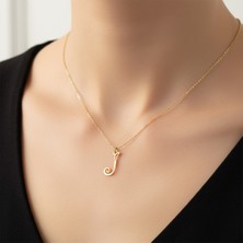 Tabitala TabiTela 14 ayar altın kolye ucu "J"harfi GM647 1 gr