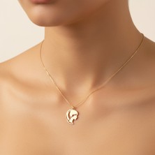 Tabitala TabiTela 8 ayar altın kolye ucu kız GM1056 1 gr