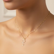 Tabitala TabiTela 8 ayar altın kolye ucu flamingo GM367 1 gr