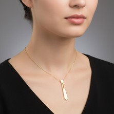 Tabitala TabiTela 8 ayar altın kolye ucu kravat GM138 1 gr