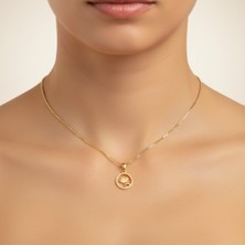 Tabitala TabiTela 14 ayar altın kolye ucu çiçek GM410 1 gr