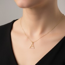 Tabitala TabiTela 8 ayar altın kolye ucu dağ GM331 1 gr