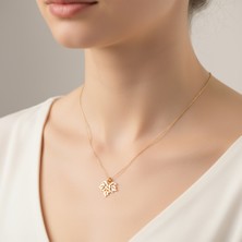 Tabitala TabiTela 8 ayar altın kolye ucu yaprak GM1318 1 gr