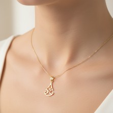 TabiTela 8 ayar altın kolye ucu noel ağacı   GM1492 1 gr