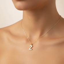 Tabitala TabiTela 14 ayar altın kolye ucu "Z"harfi GM712 1 gr