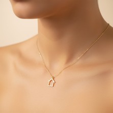 Tabitala TabiTela 14 ayar altın kolye ucu ev GM223 1 gr