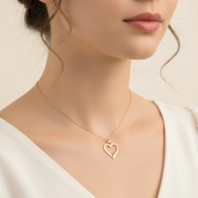 Tabitala TabiTela 14 ayar altın kolye ucu kalp GM22 1 gr