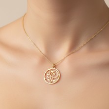 Tabitala TabiTela 8 ayar altın kolye ucu yaprak GM1161 1 gr