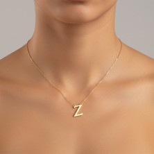 Tabitala TabiTela 8 ayar altın kolye ucu "Z"harfi GM708 0.5 gr