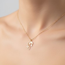 Tabitala TabiTela 14 ayar altın kolye ucu kız GM1047 1 gr