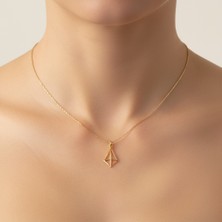 Tabitala TabiTela 14 ayar altın kolye ucu üçgen GM245 1 gr