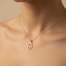 Tabitala TabiTela 14 ayar altın kolye ucu güzel tasarımlar GM761 1 gr