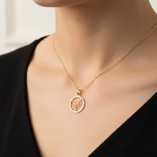 Tabitala TabiTela 8 ayar altın kolye ucu buğday başağı GM1128 1 gr
