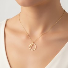 Tabitala TabiTela 14 ayar altın kolye ucu buğday başağı GM1006 1 gr