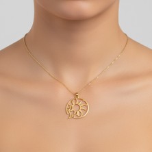 Tabitala TabiTela 14 ayar altın kolye ucu buğday başağı GM1147 0.5 gr