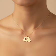 Tabitala TabiTela 8 ayar altın kolye ucu bulut GM573 0.5 gr